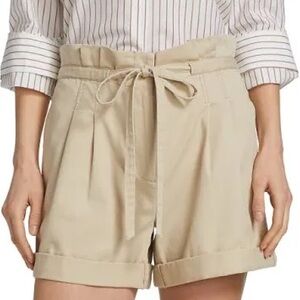 TWP Khaki Paperbag Shorts XL